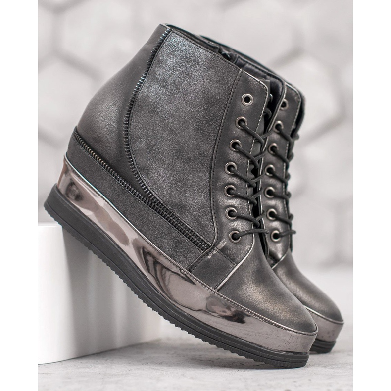 Sergio Leone Hopeiset lenkkarit harmaa 1