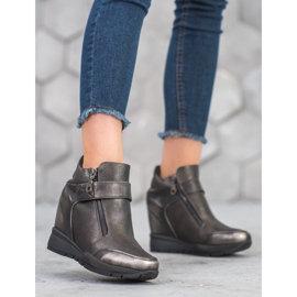 Sergio Leone Tennarit vetoketjulla harmaa 1