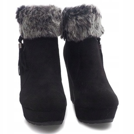 Saappaat Wedge 58-385 Musta 2