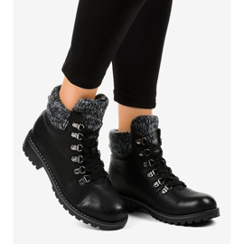 Mustat vaelluskengät ilman eristystä Z186 2