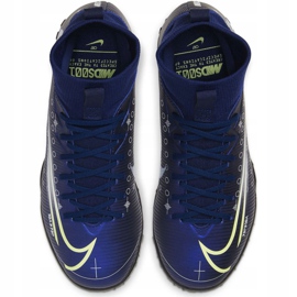 Nike Mercurial Superfly 7 Academy Mds Tf Jr BQ5407 401 jalkapallokengät tummansininen tummansininen 1