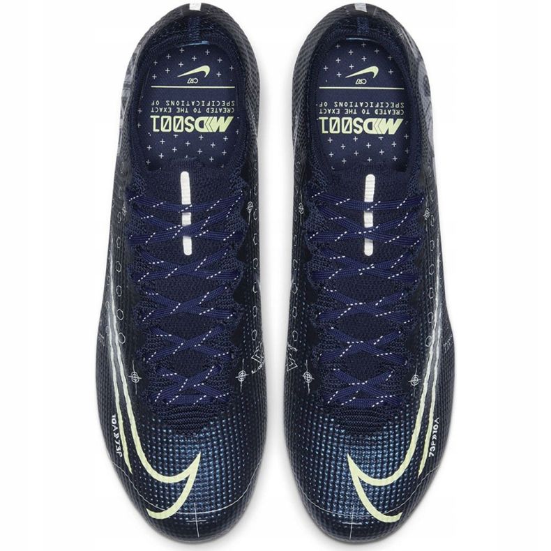 Nike Mercurial Vapor 13 Elite Mds Fg M CJ1295 401 jalkapallokengät tummansininen sininen 1