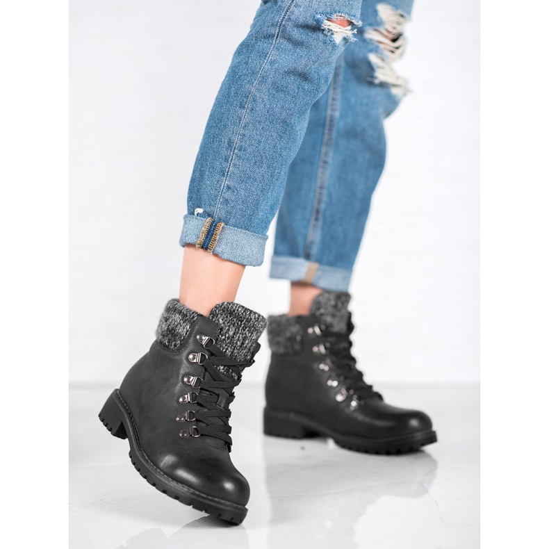 SHELOVET Mustat nauhakengät 2