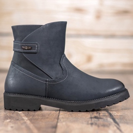 Sergio Leone Mukavat laivastonsiniset saappaat laivastonsininen monivärinen 1