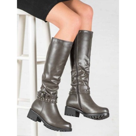 Nio Nio Platform Saappaat harmaa 1