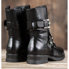 Kayla Työntekijät koristevyöllä musta 1