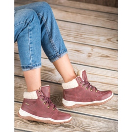 Arrigo Bello Lämpimät talvikengät punainen 2