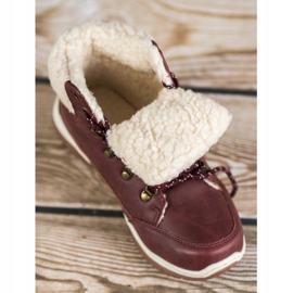 Arrigo Bello Lämpimät talvikengät punainen 1