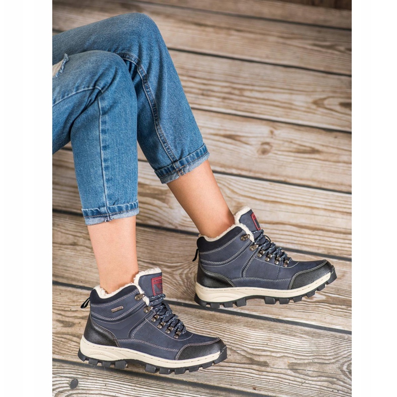 Arrigo Bello Nauhoitetut talvikengät sininen 2