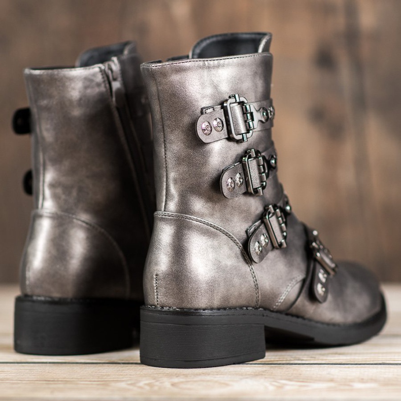 Bestelle Hopeiset työntekijät harmaa 1