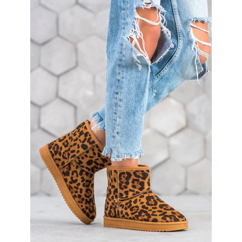 SDS Täplikäs kameli Mukluki ruskea 1