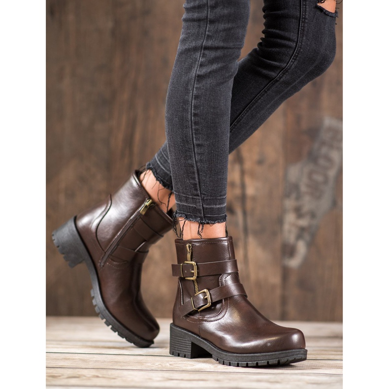 SHELOVET Klassiset työntekijät ruskea 1