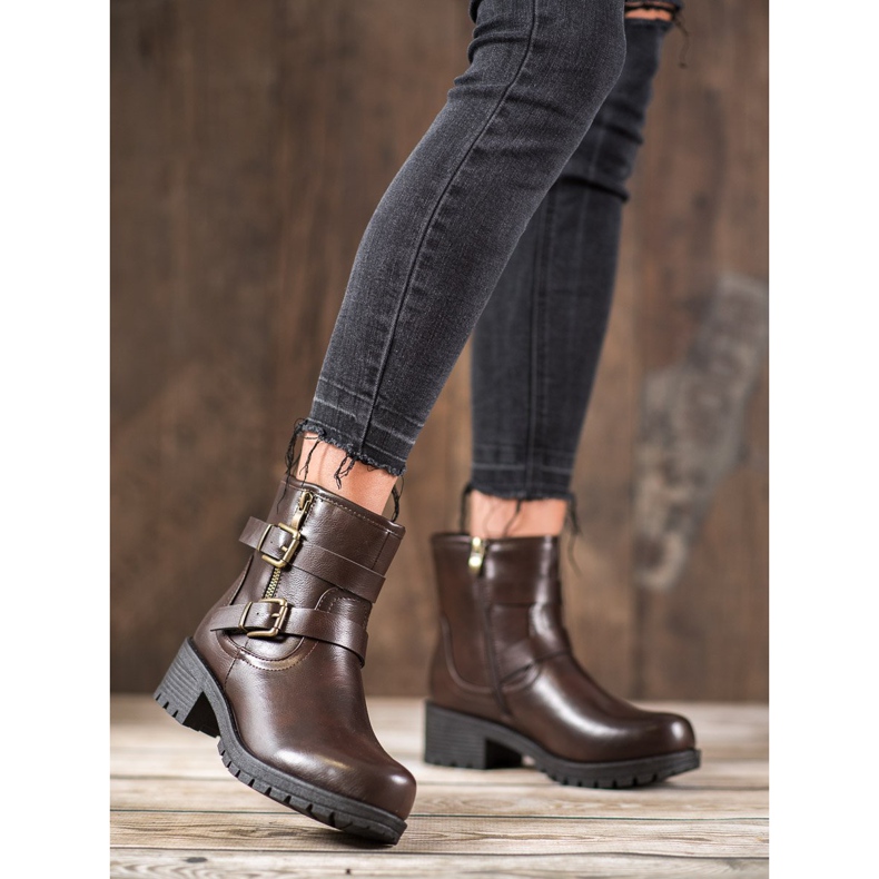 SHELOVET Klassiset työntekijät ruskea 2