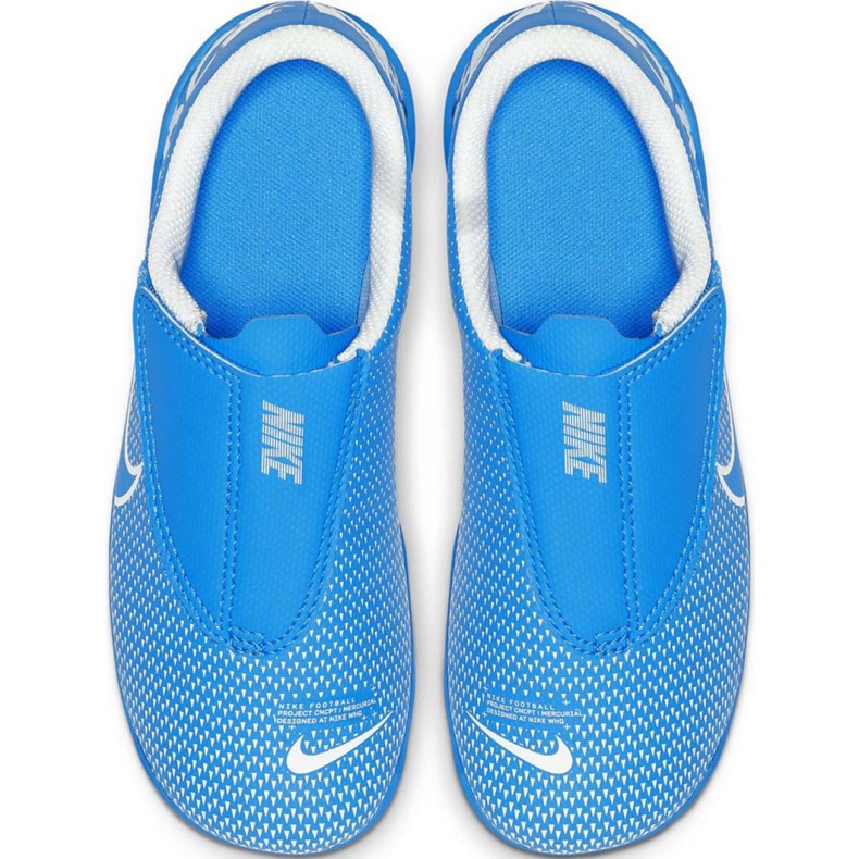 Nike Mercurial Vapor 13 Club Mg PS (V) Jr AT8162 414 jalkapallokengät sininen sininen 1