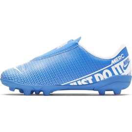 Nike Mercurial Vapor 13 Club Mg PS (V) Jr AT8162 414 jalkapallokengät sininen sininen 2