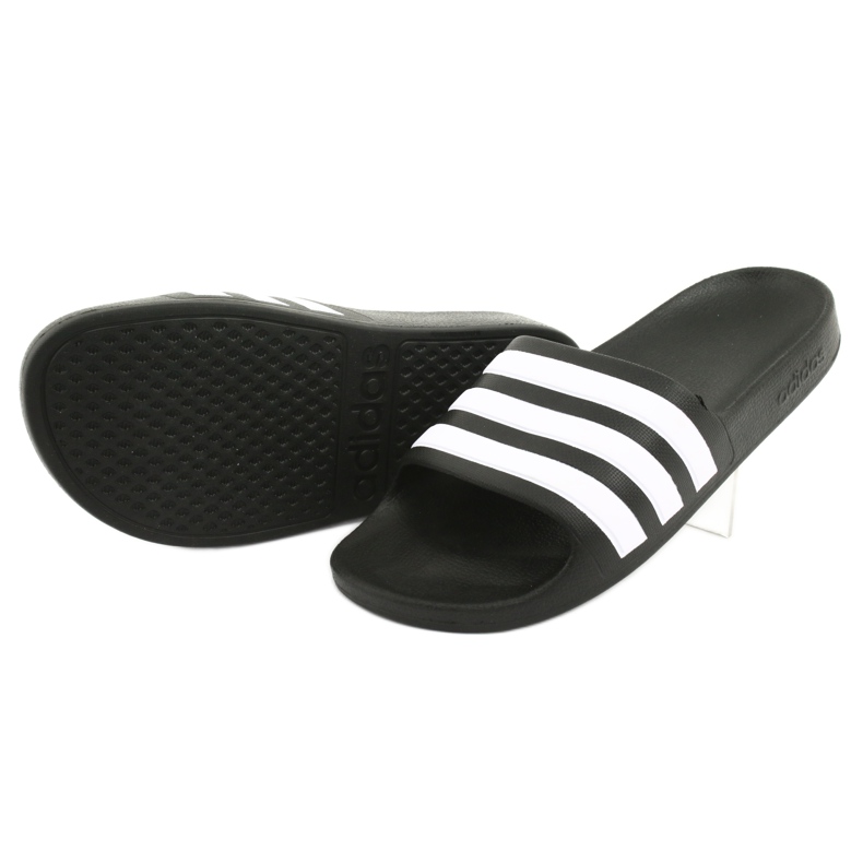Adidas Adilette Aqua K Jr F35556 tossut valkoinen musta 4