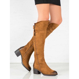 VINCEZA -kamelisaappaat ruskea 1