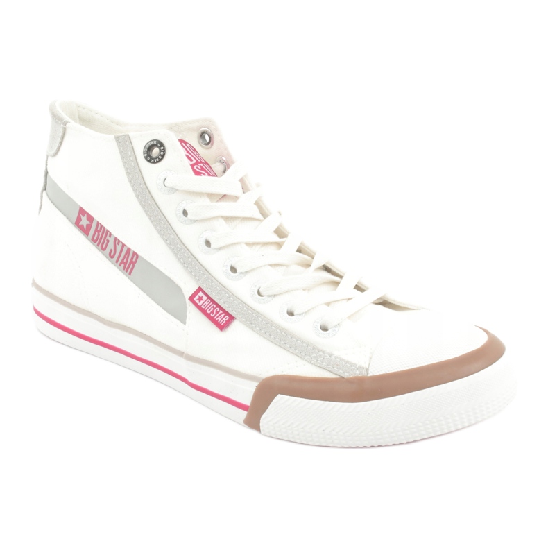 Miesten Big Star 174080 valkoiset lenkkarit valkoinen 1