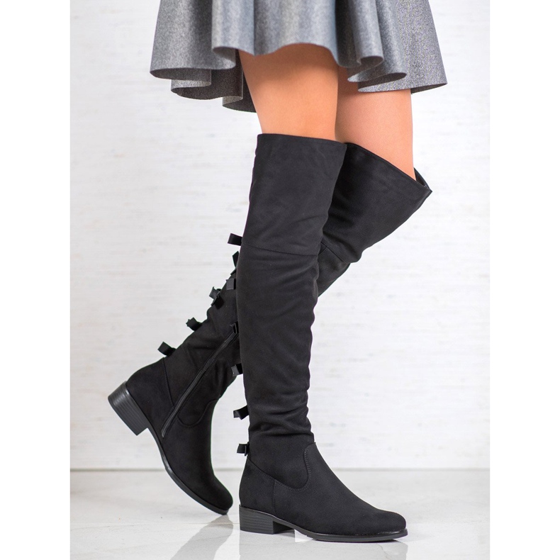 Forever Folie Mokkanaiset muskettisoturit jousilla musta 1