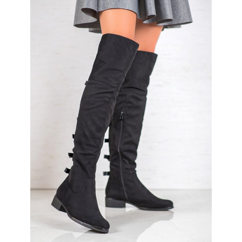 Forever Folie Mokkanaiset muskettisoturit jousilla musta 2