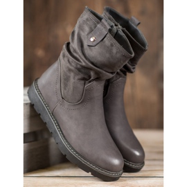 Ideal Shoes Työntekijät alustalla harmaa 2