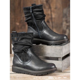 Ideal Shoes Työntekijät alustalla musta 1