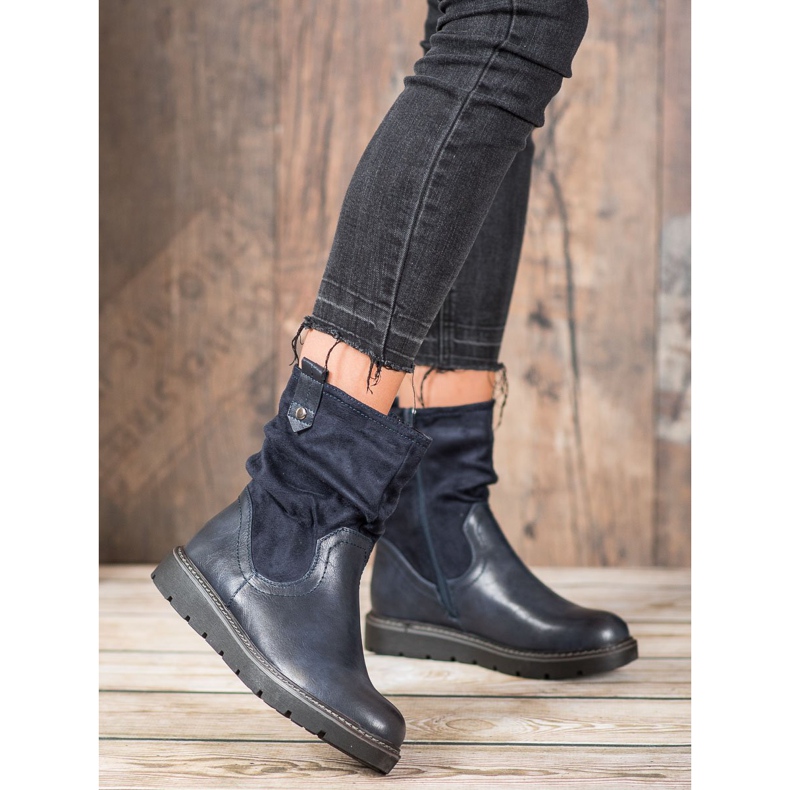 Ideal Shoes Työntekijät alustalla sininen 1