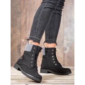 Kayla Trappers lampaannahkaa musta 1