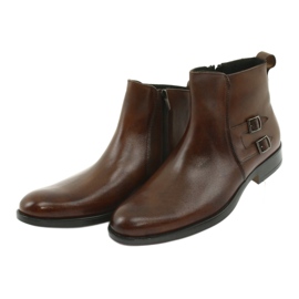 Moskała Mosaiikkinahkaiset nilkkurit ruskea 3