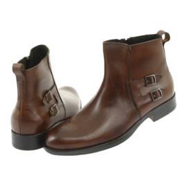 Moskała Mosaiikkinahkaiset nilkkurit ruskea 4