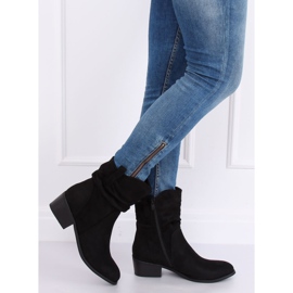 Musta Suede naisten saappaat musta 3893 Musta 1