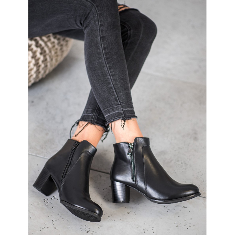 J. Star Saappaat vetoketjulla musta 1