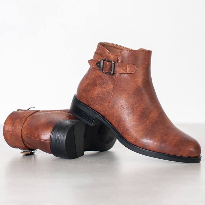 Small Swan Klassiset matalat saappaat ruskea 2