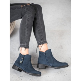 Small Swan Tummansiniset mokkanahkakengät sininen 2 Small Swan Tummansiniset mokkanahkakengät sininen 2