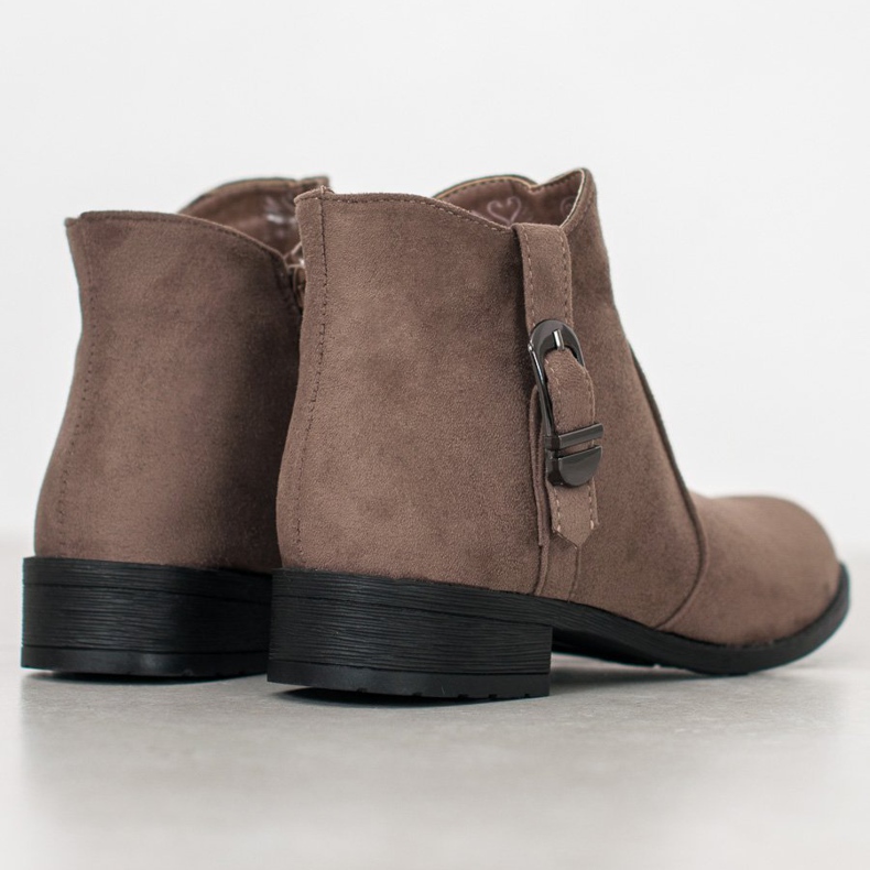 Small Swan Beige mokkanahkaiset saappaat 2