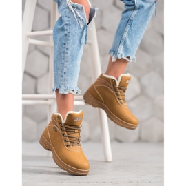 SHELOVET Trappers lampaannahkaa ruskea 1