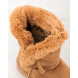 SHELOVET Lämpimät lumisaappaat ruskea 1