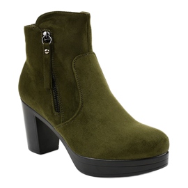 Vihreät mokkanahkaiset korkokengät 8B882 1