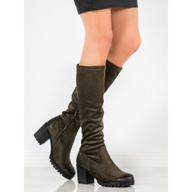 Saappaat VINCEZA -alustalla vihreä 1