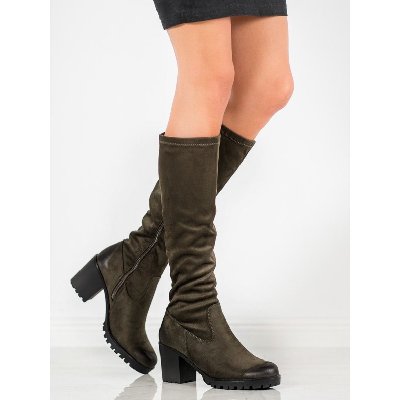 Saappaat VINCEZA -alustalla vihreä 1