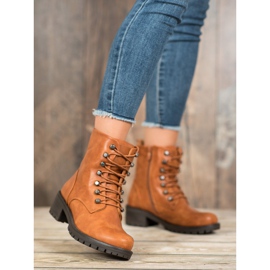 Kayla Rock -työntekijät Eco -nahalla ruskea 2