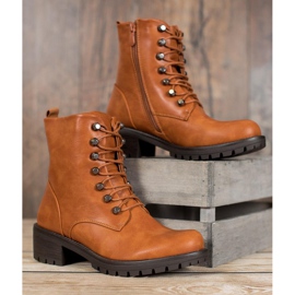 Kayla Rock -työntekijät Eco -nahalla ruskea 1