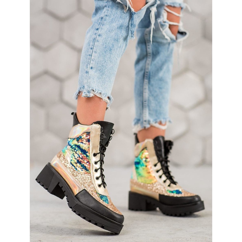 Seastar Saappaat muotialustalla musta 1