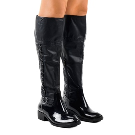 Tummansiniset saappaat ketjulla A101 laivastonsininen 1