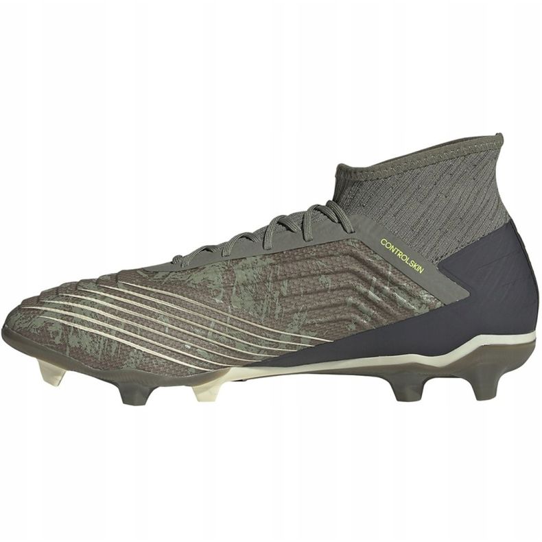 M adidas Predator 19.2 Fg EF8207 jalkapallokengät monivärinen vihreä 2