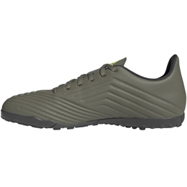 M adidas Predator 19.4 Tf EF8212 jalkapallokengät vihreä vihreä 2