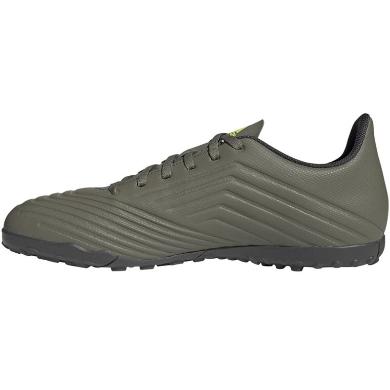 M adidas Predator 19.4 Tf EF8212 jalkapallokengät vihreä vihreä 2