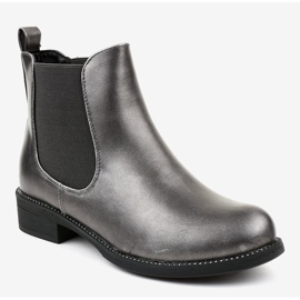 Harmaat litteät nilkkurit 7513-PA 1