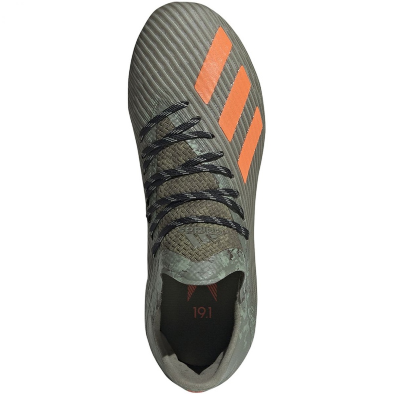 Adidas X 19.1 Jr Fg EF8301 jalkapallokengät vihreä vihreä 1