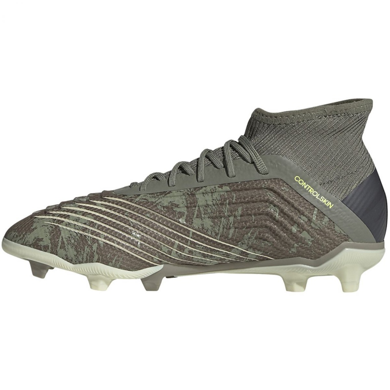 Adidas Predator 19.1 Jr Fg EF8214 jalkapallokengät vihreä vihreä 1